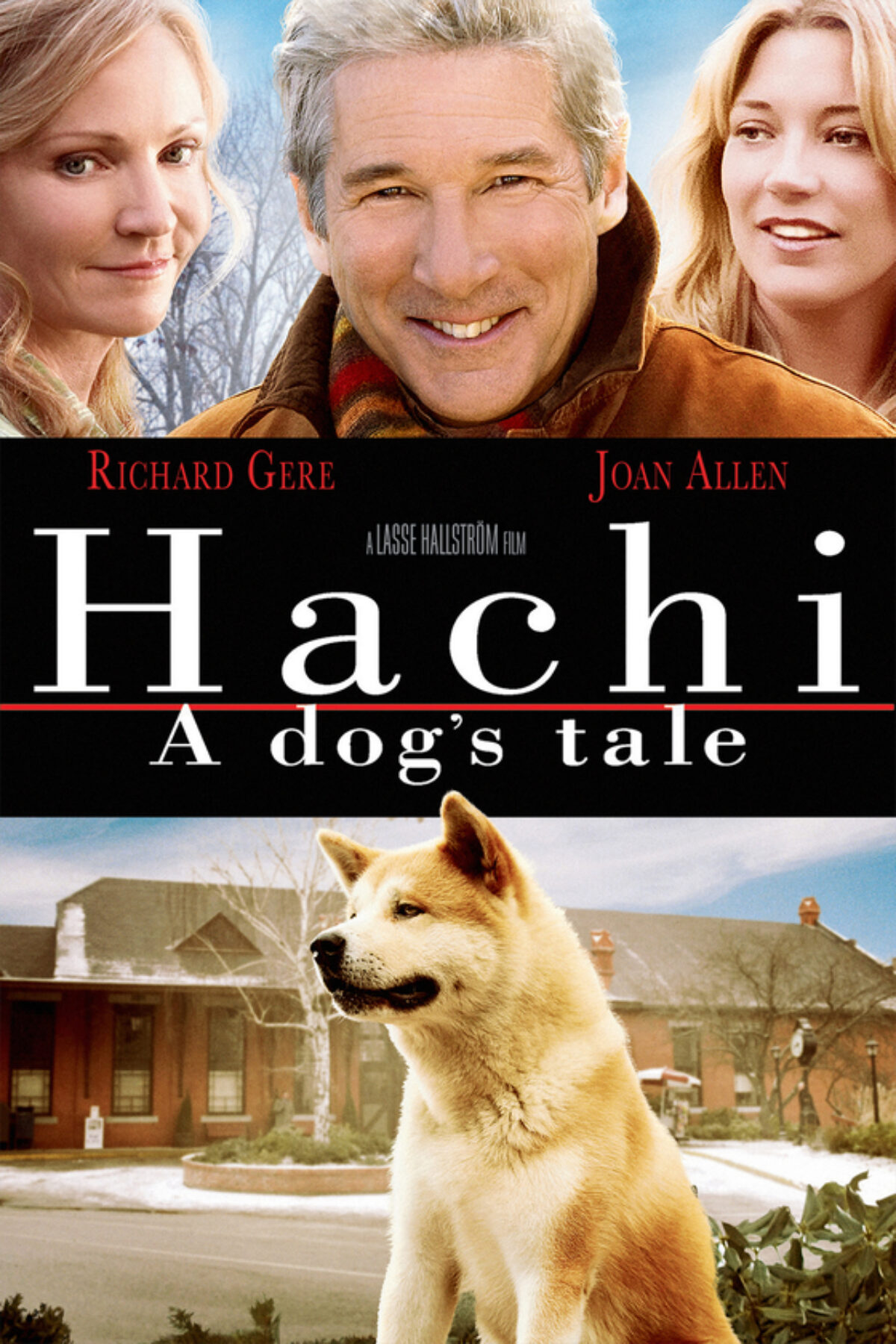 Hachi a dog's tale movie poster