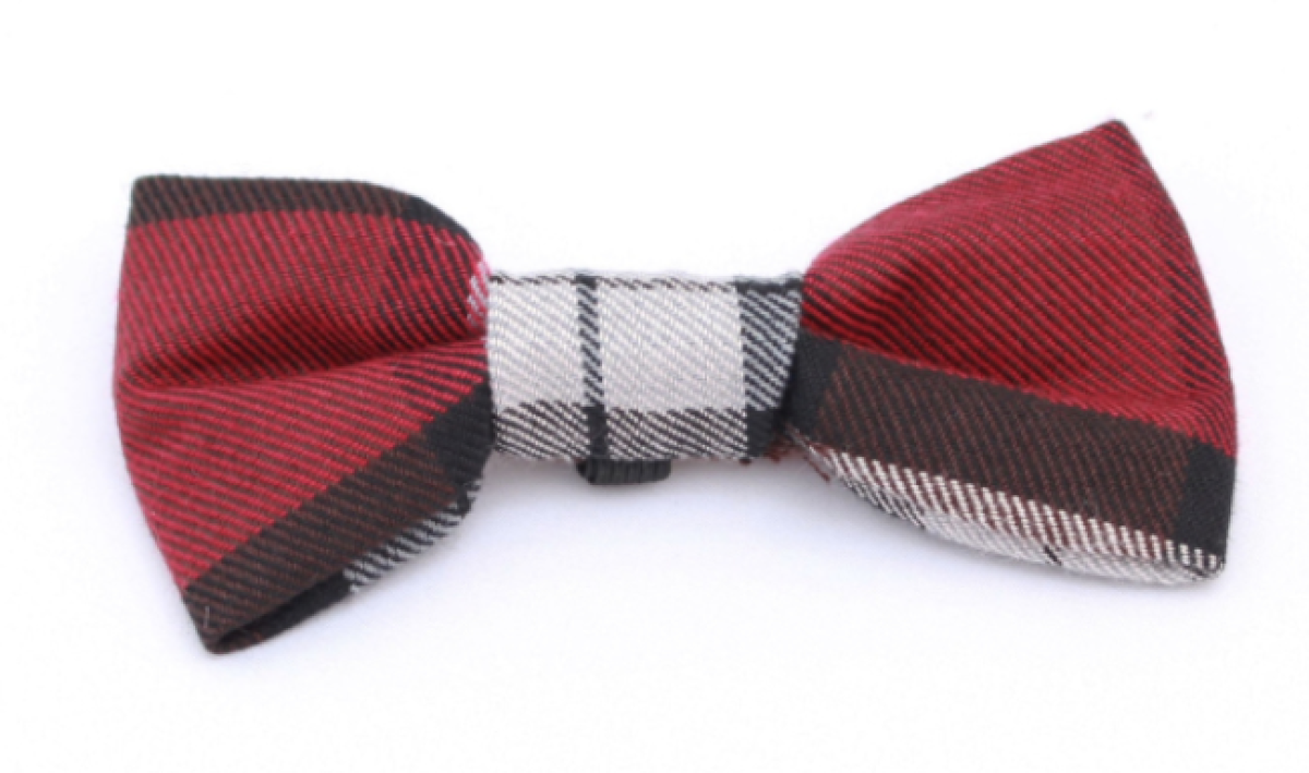 Red dog bow tie