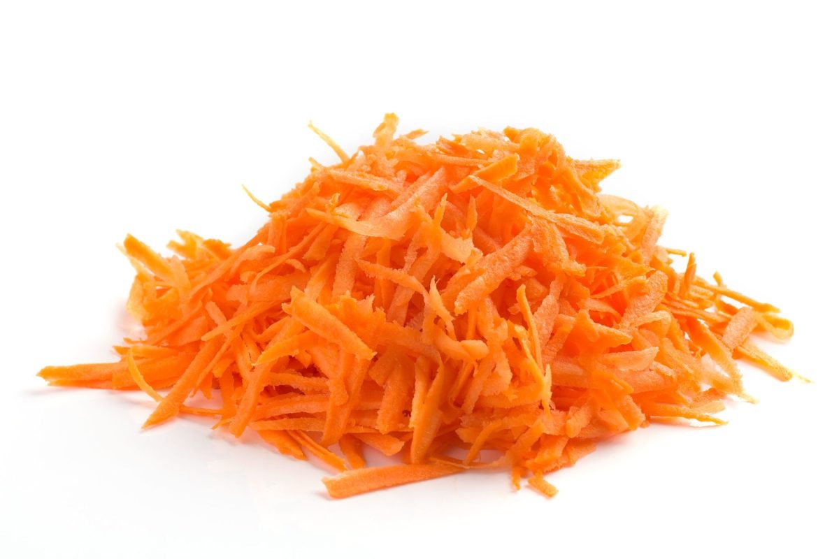 Carrot used for dog friendly birthday cake recipe