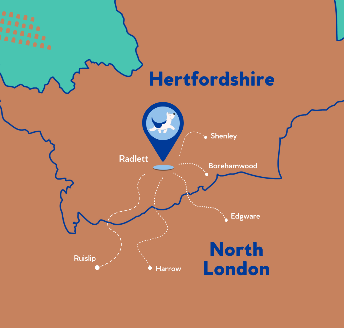 Battlers Green Local Map