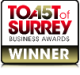 Toa5t of Surrey Business Awards Winner